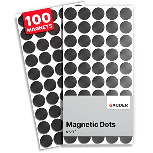 Гаудер магнетни точки | Мали лепливи магнети со лепило за поддршка | Самолепливи флексибилни магнети за занаети, табли, фрижидер