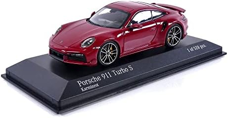 Minichamps 2021 Porsche 911 Turbo S Coupe Sport Red во скала од 1:43