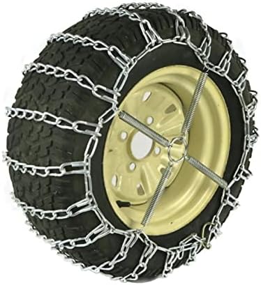 Продавницата РОП | 2 ланци на гуми за врски и затегнувачи за косилки за тревници во Кубота со гуми 16x6,5x6
