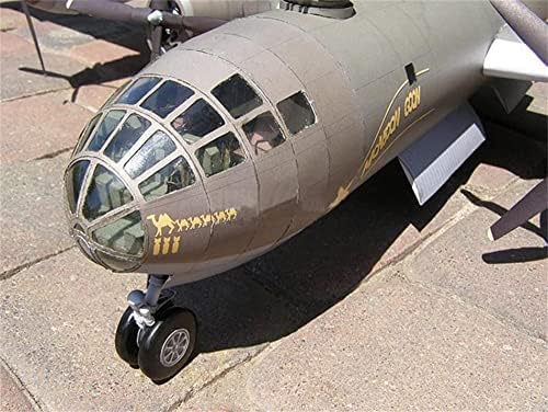Natefemin 1/47 B-29 Super Fortress Bomber Paper Model Model Рачно изработен DIY Воен модел Модел играчка играчка