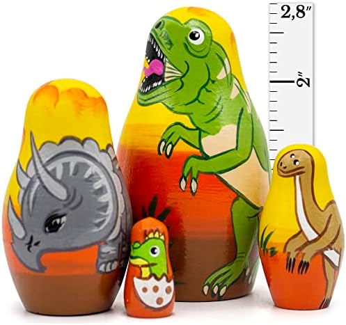 Dinosaur Dinsaur Set 4 парчиња - мали фигури на диносауруси - мали диносаурусни фигури - Играчки за животни кои се редат - кукли