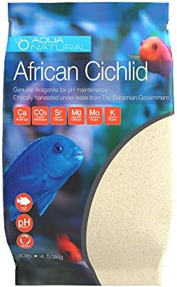 Африкански циклилд арагонит 10lb песок за аквариум