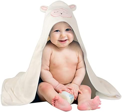 Sunland Microfiber Hooded Baby Prain Ultra мека и супер апсорбирана крпа за бања за новороденчиња, новороденчиња, девојчиња и момчиња