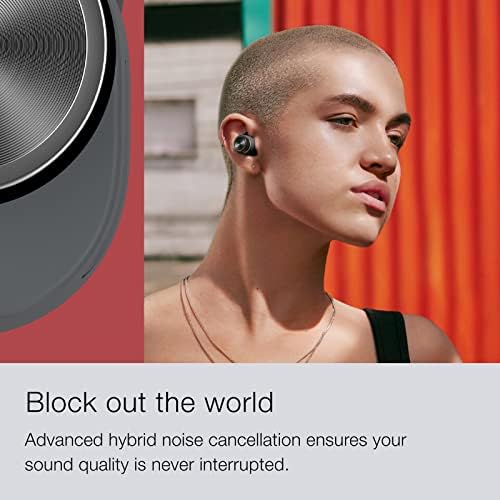 Bowers & Wilkins PI5 S2 Вистински безжични слушалки, ушни ушни ушни уши со микрофон, активна откажување на бучава, батерија од