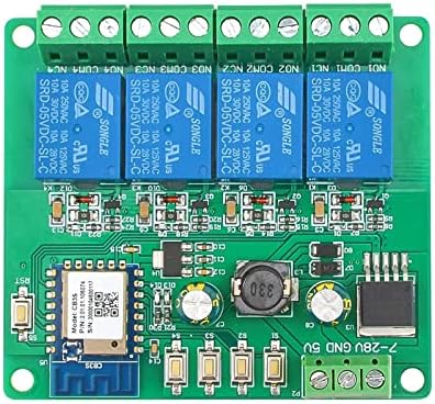 Апликација туја Безжичен WiFi Прекинувач Модул Далечински Реле Модул 4CH DC 12V 24V 5V AC 220V 250V 4 Канал АПЛИКАЦИЈА Паметен Прекинувач