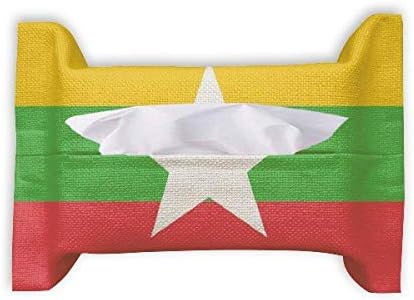 Национално знаме на Мјанмар Национално знаме Азија, село хартиена крпа за ткиво на лицето, салфетка од салфетка