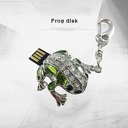 N/Симпатична ЖАБА USB Флеш Диск 64GB 32GB Пенкало Диск 16GB 8GB 4GB Животните Меморија Стап USB 2.0 U Диск