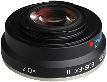 Фокусен редуктор на адаптер Кипон Оптика за користење на канон EOS монтирање на леќи на Fuji X XF камера