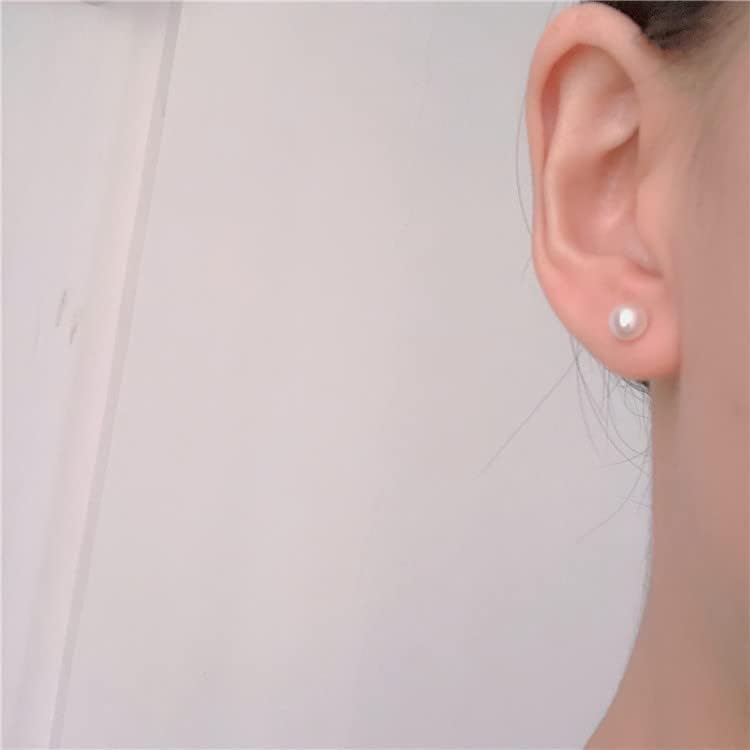 S925 纯 银 珍珠耳钉 14k 包金 施家 珍珠耳环 轻奢高级 耳环 耳环