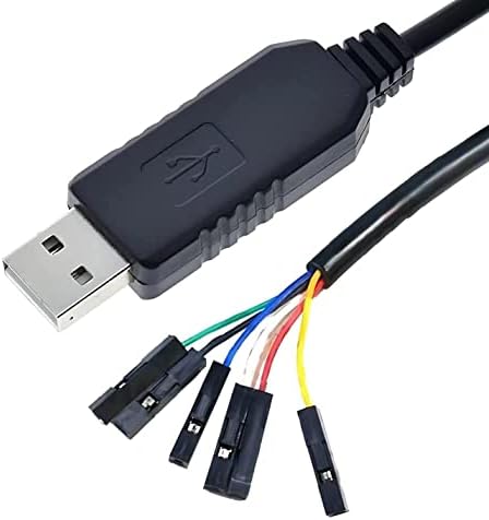 WWZMDiB PL2303GT USB На RS232 Сериски Порт Кабел 6 Пински Женски Приклучок UART Надградба Преземете Модул(1M/39.37 во)