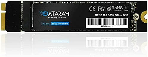 Dataram 512GB SSD Solid State за 11 & 13 MacBook Air Conter 2010 Mid 2011 /A1370 A1369