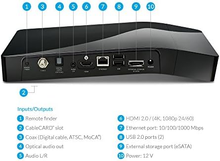 Tivo Bolt Vox 3TB, DVR & Streaming Media Player, 4K UHD, сега со говорна контрола!