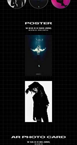 Exo Kai Kai 1 -ви мини албум со накит за накит Верзија на насловната ЦД+8P стихови+1P AR Photocard+1P AR CLIP картичка+Порака за