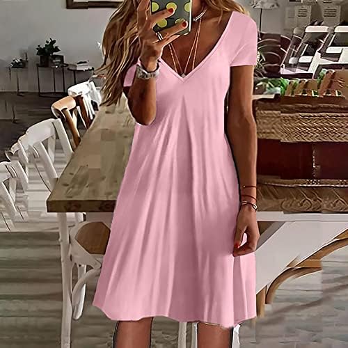 Фустани со должина на чај за жени - обични фустани за жени миди должина плус големина