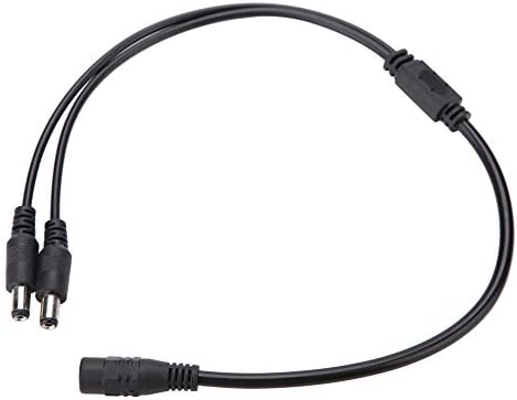 Кабел за продолжување на адаптерот за адаптер за сплитер на кабелот за напојување за кабел за сплитер на моќност на камерата CCTV