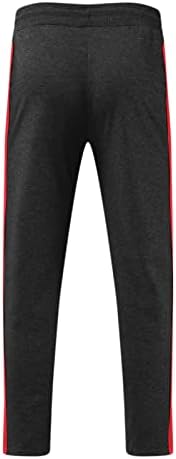 Симпатична куќа џемпери со патент -обичен спортски џогирање фитнес панталони џебови улични панталони машки тенок машки