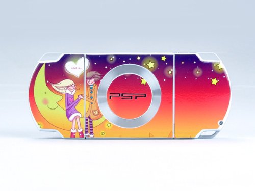 Loveубов PSP налепница со двојна боја на кожа, PSP 2000