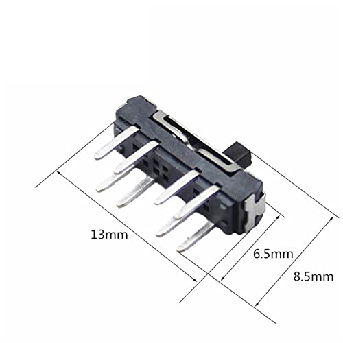 20pcs MSS23D18 MSS-23D18 8PIN 2P3T DPTT TOGGLE SWITCH SINCLES SWITCHES HARDES 4MM ROHS