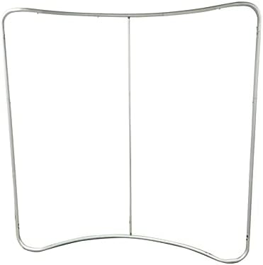 Banner Buzz направете го тоа видлива крива перница за приказ на позадината на позадината 8 'x 8' за трговско шоу, изложба, саеми