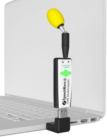 Speageware UTM USB TravelMike Висока чувствителна бучава Откажување на лаптоп микрофон без раце со USB интерфејс