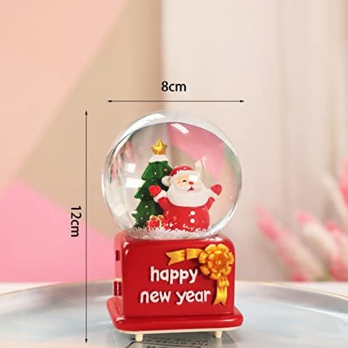 Homoyoyo снабдува дрвја подарок кристал топка снегулка Божиќна снежна музика батерија xcm без