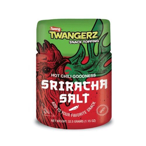 Twang Twangerz Snack Topping Sriracha Hot Chili Salt - 4pk