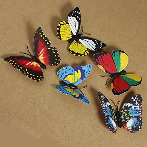 Нов 3д Магнет За Пеперутки За Белешки За Потсетување За Роденден Налепница За Фрижидер Свадбена Декорација