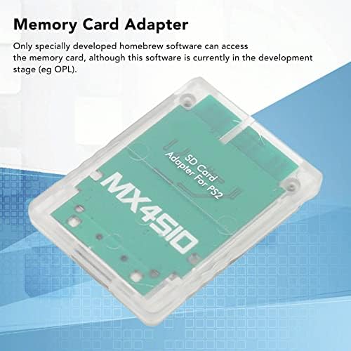 Септпента MX4SIO SIO2SD Адаптер За Мемориска Картичка PS2 Масна Конзола, Силна И Стабилна, Рачно Изработена, Читач На Мемориски Картички За Замена