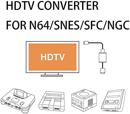 JRSHOME 1080p HDMI Адаптер Конвертор HD-Кабел За Nintendo 64/SNES/NGC Gamecube-Конзола