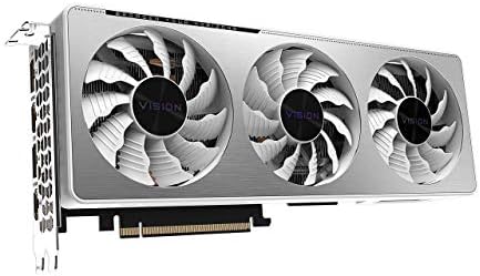 Gigabyte Geforce RTX 3070 Vision OC DirectX 12 графичка картичка, 8 GB 256-битна GDDR6, PCIE 4.0, систем за ладење 3x 3x, 2 x HDMI 2.1 2 X