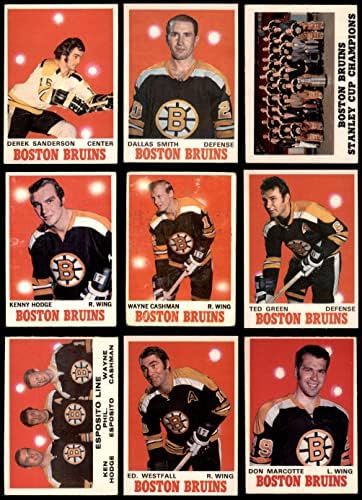 1970-71 O-Pee-Chee Boston Bruins во близина на екипата сет Бостон Бруинс VG+ Bruins