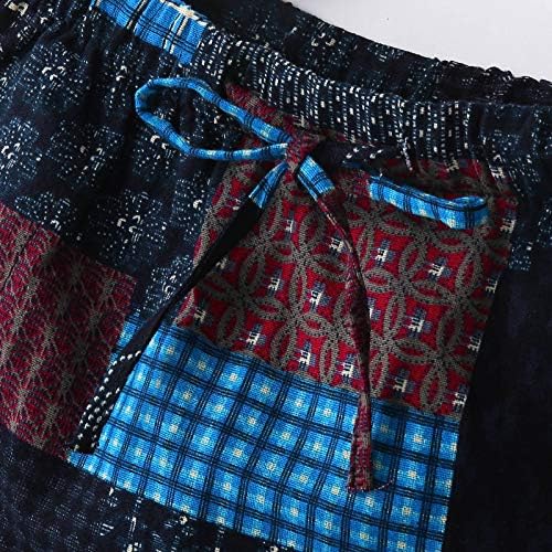 Miashui mens маслиново џемпери машки памук- лабава лесна лесна еластична половината панталони дома панталони starвезда момче