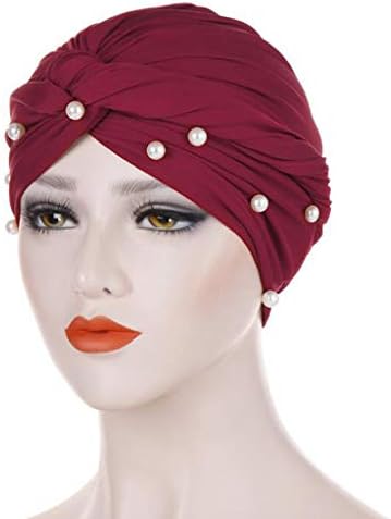 Африкански глава обвивка пред-врзана турбан муслиманска хемо-хиџаб шамија глава за обвивки за жени капачиња за глава на главата капаче за глава