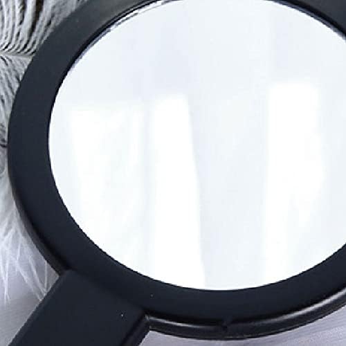 FXLYMR Десктоп шминка огледало за убавина огледало на огледало, двострано огледало со рачно огледало 1x/2x со рачка, биро, шминка