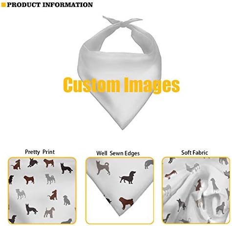 Keiahuan Dog bandanas јака црвена крава печатена триаголник кучиња кучиња кучиња бандани за големи мали мачки со средни кучиња