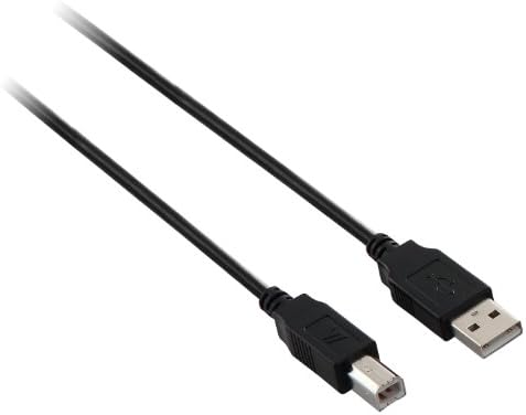 V7 кабел за уреди со голема брзина USB 2.0 - 6 стапки - машки до б машко за поврзување на компјутер со дигитални фотоапарати, печатачи,