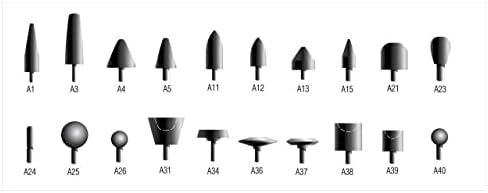 Нортон 61463624404 1-5/8x3/8x1/4 in. Близнаци 38а АО витрифицирани точки за поставени на врската, тип A36, 60 решетки, 5 пакувања