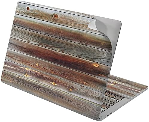 Cavka vinyl Decal Skin компатибилна за MacBook Pro 16 M1 Pro 14 2021 Air 13 M2 2022 Retina 2015 Mac 11 Mac 12 Old Old Douden Plank Brown New