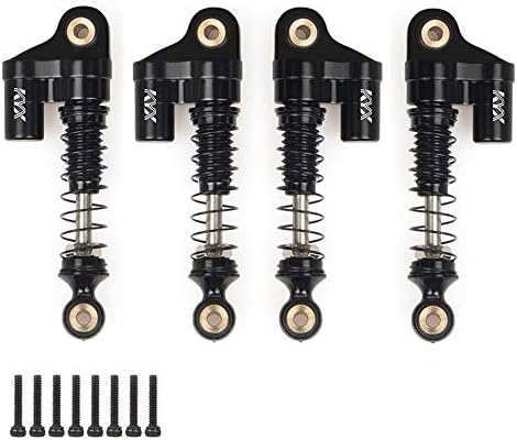 Кикс Расинг 37мм метална суспензија Амортизација на шок ги надградува додатоците за делови за 1/24 RC Crawler Car Axial SCX24 Axi90081 Axi00001