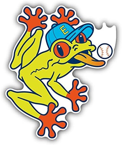 Everett Aquasox Milb Baseball Frog Logo Vinyl Art Graphic налепница браник