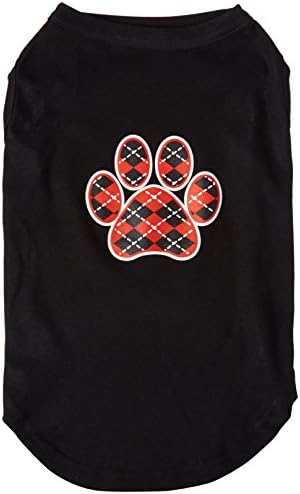 Производи за миленичиња од миленичиња Аргиле шепа со црвен екран за печатење црна XL
