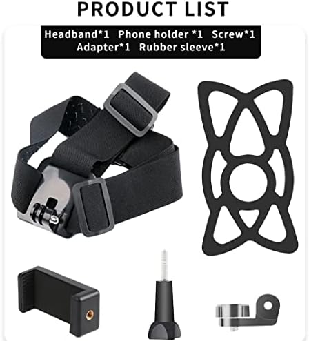 Xxxdxdp Акционата камера лента за глава монтирање на отворено видео за снимање додатоци за глава Телефонски клип