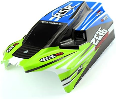 Замена на Kingval Пластика RC Car Front Shell Cover RC делови компатибилни со WLToys 144001 1/14 4WD RC CAR