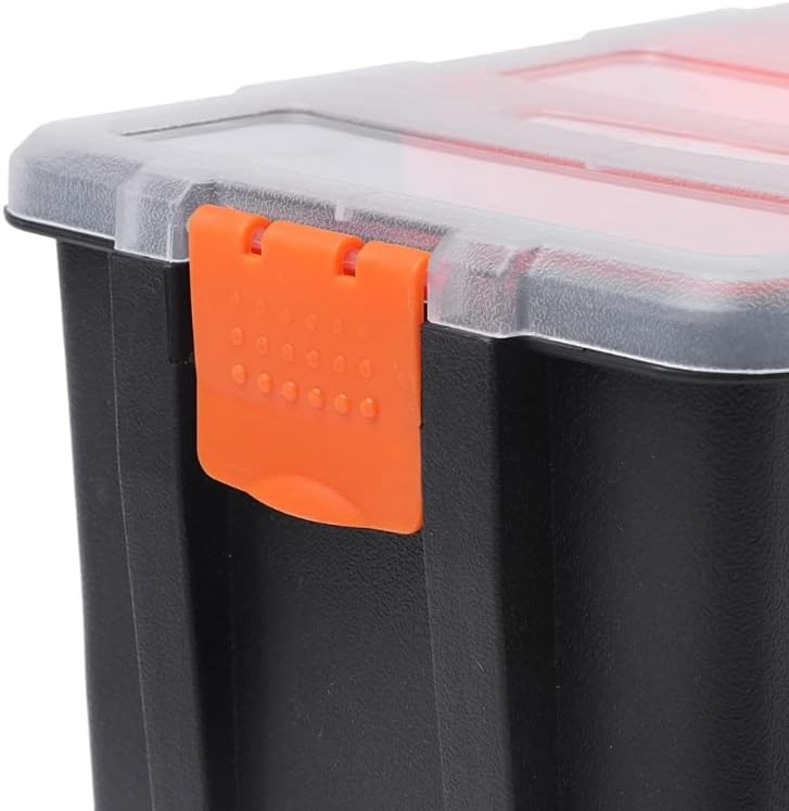Хардверска кутија Hiscus Транспарентни мултифункционални алатки за складирање за организирање на пластика за случаи -