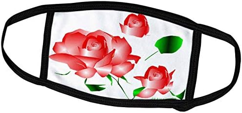 3дроза Ив Креации Рози - розова роза јас-Маски За Лице