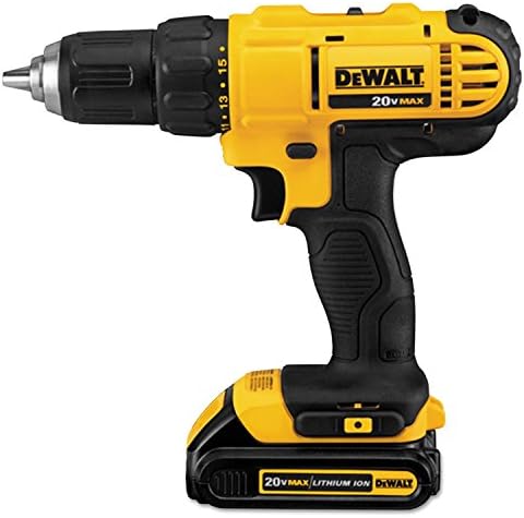 DEWALT DCD771C2 20V МАКС Литиум-Јонски Компактен Вежба/Возач Комплет СО DW1354 14-Парче Титаниум Вежба Малку Во Собата