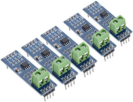 Волфрант TTL до RS485 модул, 5PCS RS485 Converter Module TTL до RS485 адаптер за интегрирани кола, матични плочи