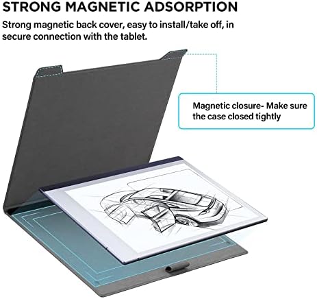 Ayotu Case за извонредна 2 таблета за хартија 10.3 2020 Објавен, Премиум PU кожа паметен капак со булит-ин-магнет, дизајн фолио