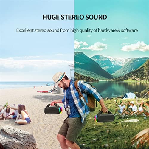 XXXDXDP звучник 60W 5.0 звучници гласно со бас до технологија IPX7 водоотпорен звучник на отворено