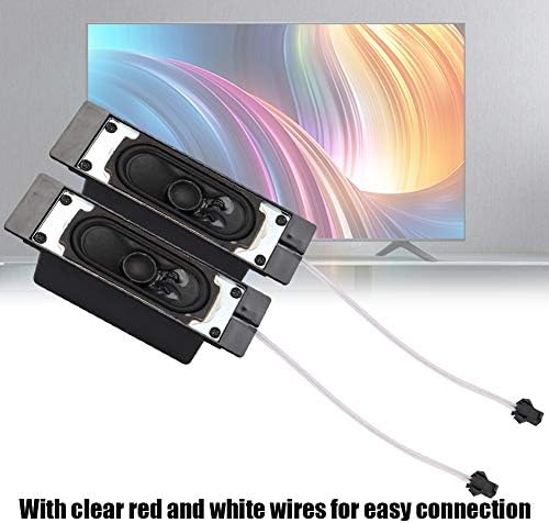 ТВ звучник, црвени бели жици матна површина ТВ звучник одличен бас ефект за рекламни плеер